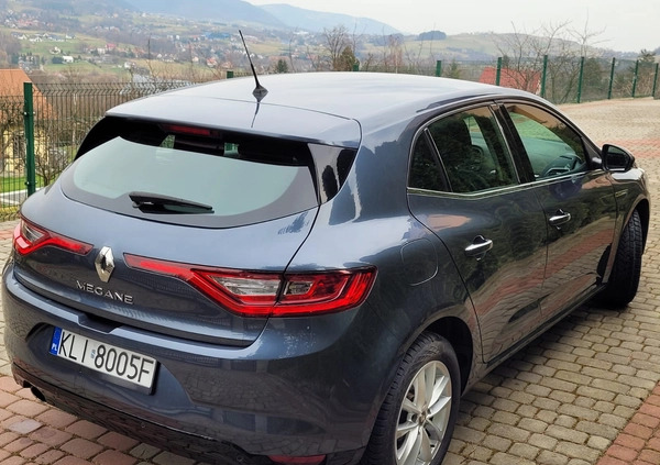 Renault Megane cena 53600 przebieg: 84000, rok produkcji 2018 z Limanowa małe 277